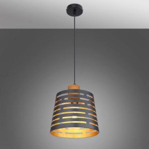 Obrazek Lampa 15451H czarno-złota LW1