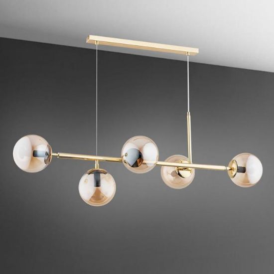 Obrazek Lampa Dansa gold 5 Pł 63019 LW5