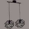 Obrazek Lampa Cage 2700/Z-B-2 Czarna LW2 