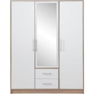 Obrazek Szafa Smart SRl2 150 cm dąb sonoma/biały