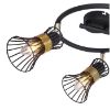 Obrazek Lampa Drut 54814-3 czarno-złoty LS3