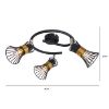 Obrazek Lampa Drut 54814-3 czarno-złoty LS3