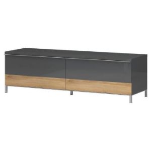 Obrazek Szafka RTV Onyx TV150-2F/ON anthracite/pacific walnut