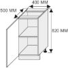 Obrazek Szafka kuchenna Essen grey D1D/40