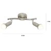 Obrazek Lampa Arc 98-63304 Satyna/nikiel SP3