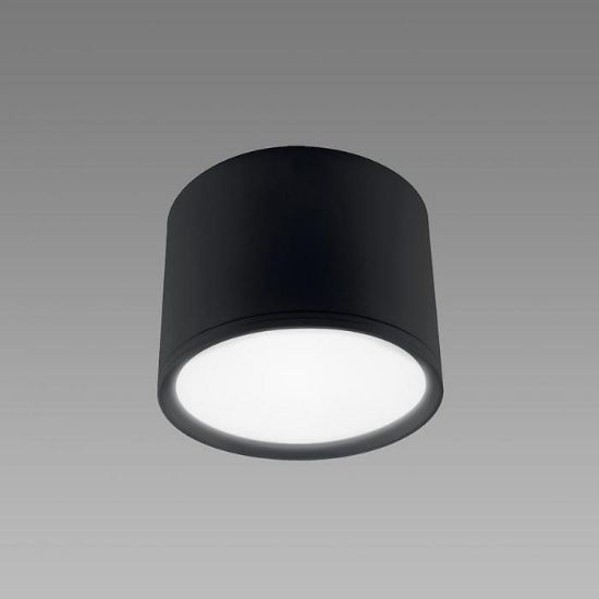 Obrazek Plafon rolen LED 7W BLACK 03780