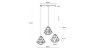 Obrazek Lampa Diamond 4205 silver LW3 