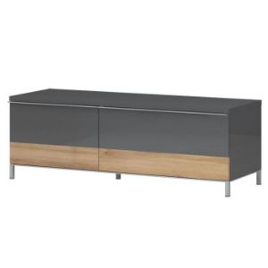 Obrazek Szafka RTV Onyx TV130-1K1F/ON anthracite/pacific walnut