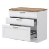 Obrazek Szafka Kuchenna Tara R-90-3mbox/4 White Mat