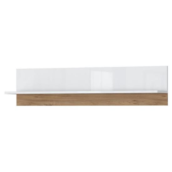 Obrazek Półka Brio VP pacific walnut/crystal white