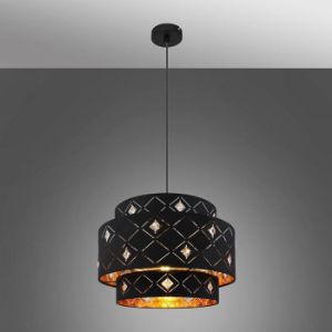 Obrazek Lampa 15448H1 Czarno-złota LW1