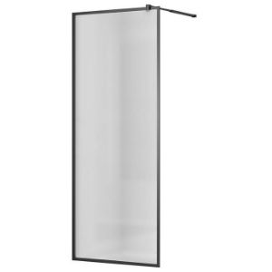 Obrazek Ścianka Walk-in Blur 90x195 black 