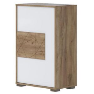 Obrazek Komoda Stela Cpl1 Tobacco Oak/Crystal White