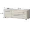 Obrazek Szafka RTV Piano TV135-1K2F/PN-71/KA/71 beige