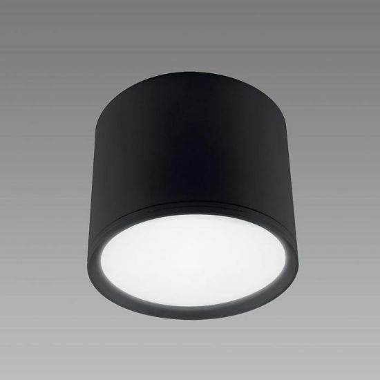 Obrazek Plafon rolen LED 10W BLACK 03781