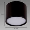 Obrazek Plafon rolen LED 10W BLACK 03781