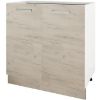 Obrazek Szafka Kuchenna Charlotte 60lc White/Oak White Craft