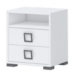 Obrazek Szafka nocna Kiki NS2-BE/KI-15 white/white 