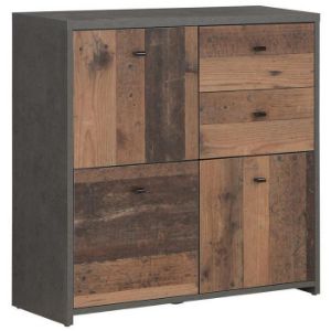 Obrazek  Komoda Best Chest Old Wood Vin/Beton 3