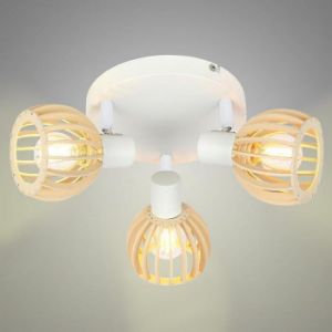 Obrazek Lampa Atarri 98-68118 Biały/drewno PL3