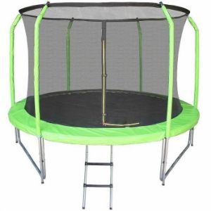 Obrazek Trampolina Comfort z drabinką 244cm zielona