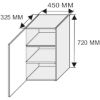 Obrazek Szafka kuchenna Essen grey W2/45 