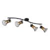 Obrazek Lampa 54814-4 Drut czarno-złoty LS4