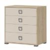 Obrazek Komoda Kiki F4-BK/KI-01 beech/sand