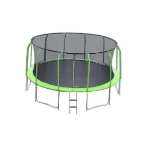 Obrazek Trampolina Comfort z drabinką 457cm zielona 