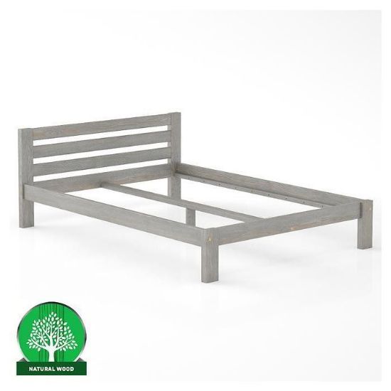 Obrazek Łóżko Sosna LK105–140x200 grey