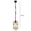 Obrazek Lampa 15673H czarno-beżowa LW1