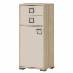 Obrazek Komoda 1D2S Kiki OR12-BK/KI-01 beech/sand