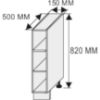 Obrazek Szafka kuchenna Emporium D/15 o biały