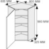 Obrazek  Szafka kuchenna Essen grey W4/10/6 