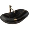 Obrazek  Umywalka nablatowa Royal Black Marble Matt 