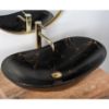 Obrazek  Umywalka nablatowa Royal Black Marble Matt 