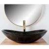 Obrazek  Umywalka nablatowa Royal Black Marble Matt 