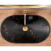 Obrazek  Umywalka nablatowa Royal Black Marble Matt 