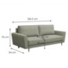 Obrazek Sofa Mona jasny szary Matana 02