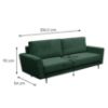 Obrazek Sofa Mona zielony sztruks Poso 14