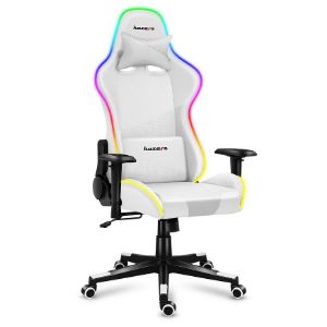 Obrazek  Fotel gamingowy HZ-Force 6.2 White RGB 