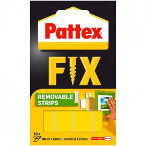 Obrazek Pattex FIX Usuwalne paski montażowe 10szt. 