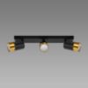 Obrazek Lampa PUZON SPT GU10 3L BLACK/GOLD 04127 LS3 