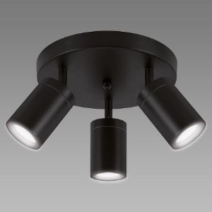 Obrazek Lampa TENOR GU10 3C BLACK 04075 O IP44 LS3 