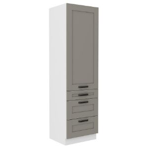 Obrazek Szafka kuchenna Luna claygrey/biały 60DKS-210 3S 1F