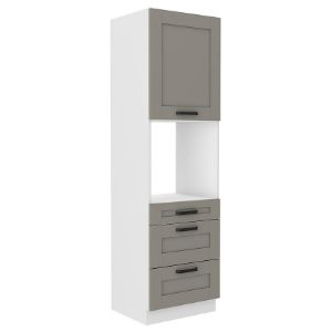 Obrazek Szafka kuchenna Luna claygrey/biały 60DPS-210 3S 1F