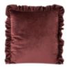 Obrazek  Poszewka Velvet/25/N 45x45 czerwona falbana 387651 