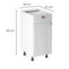 Obrazek Szafka kuchenna linea d40s1 white