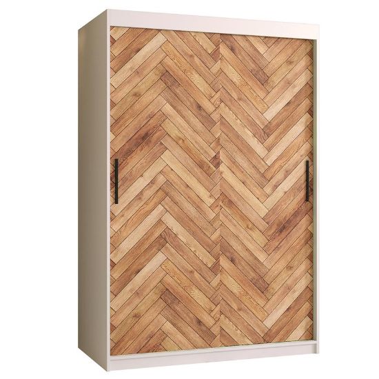 Obrazek Szafa Herringbone 1 120 Biały/Jodełka