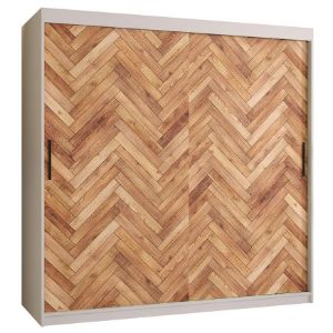 Obrazek Szafa Herringbone 1 180 Biały/Jodełka